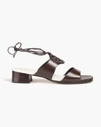 Tory Burch Bombe Miller leather sandals - Brown Brown