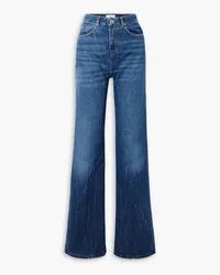 AMI Paris High-rise flared jeans - Blue Blue