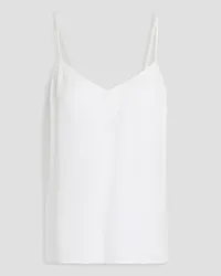 Frame Denim Silk-chiffon camisole - White White