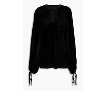 Corduroy blouse - Black