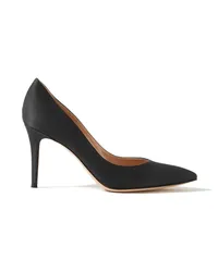 Gianvito Rossi 85 faille pumps - Black Black