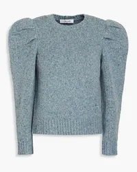 Frame Denim Donegal wool-blend sweater - Blue Blue