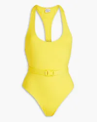 Melissa Odabash Nevis belted swimsuit - Yellow Yellow