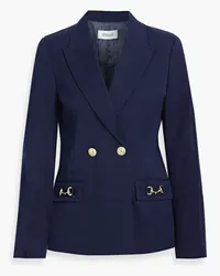 Derek Lam Cerys double-breasted cotton-blend twill blazer - Blue Blue