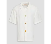Marty ramie-twill shirt - White