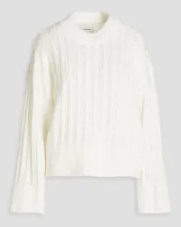 Holzweiler Hi Knit ribbed cotton sweater - White White