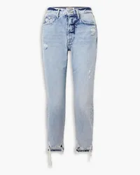 Frame Denim Le Original distressed boyfriend jeans - Blue Blue