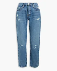 Frame Denim Le Original distressed boyfriend jeans - Blue Blue