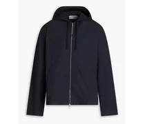 Balthazar cotton-poplin hooded jacket - Blue