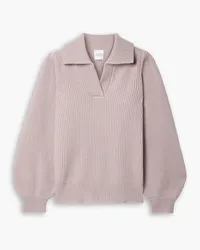 Madeleine Thompson Viola ribbed wool and cashmere-blend sweater - Pink Pink