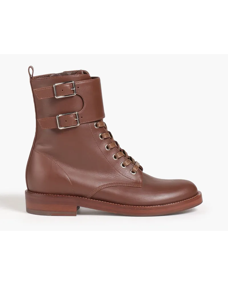 Gianvito Rossi La Garde leather boots - Brown Brown