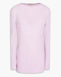 Emilio Pucci Plissé-crepe top - Purple Purple