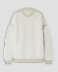 Lauren Manoogian Ribbed alpaca and merino wool-blend sweater - White White