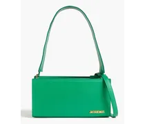 Le Rectangle leather shoulder bag - Green