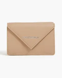 Balenciaga Leather coin purse - Neutral Neutral