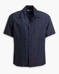 Sandro Pinstriped woven shirt - Blue Blue