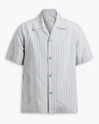 Sandro Pinstriped woven shirt - Blue Blue