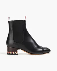 Thom Browne Leather Chelsea boots - Black Black