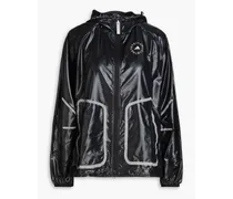 Shell hooded track jacket - Black