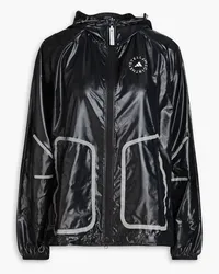 adidas Shell hooded track jacket - Black Black