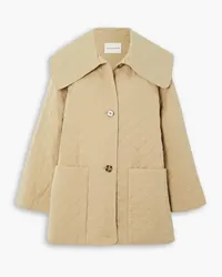 By Malene Birger Alecs quilted LENZING ECOVERO™-blend twill jacket - Neutral Neutral