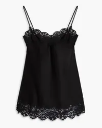 Zimmermann Tama lace-trimmed satin camisole - Black Black