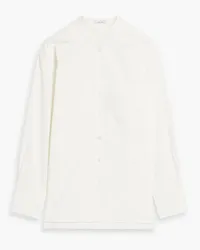 Iris & Ink Tyra organic cotton-jacquard shirt - White White