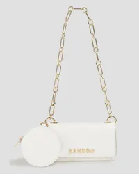 Sandro Leather shoulder bag - White White