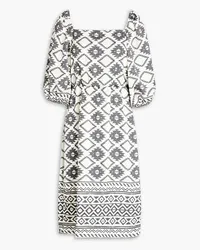 Sachin & Babi Printed cady dress - White White