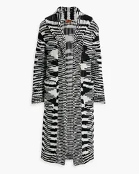 Missoni Space-dyed ribbed wool cardigan - Black Black