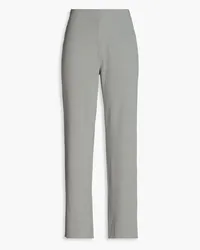 Vince Ribbed-knit straight-leg pants - Gray Gray