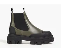 Leather Chelsea boots - Green