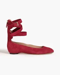 Valentino Garavani Tango suede ballet flats - Red Red