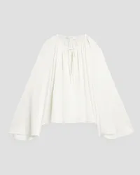 Frame Denim Satin blouse - White White