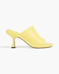 WANDLER Leather mules - Yellow Yellow