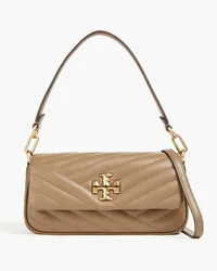 Tory Burch Kira quilted leather shoulder bag - Neutral Neutral