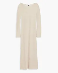 James Perse Linen-blend midi dress - Neutral Neutral