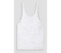 Donegal wool-blend tank - White