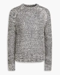 LE 17 SEPTEMBRE Marled knitted sweater - Gray Gray