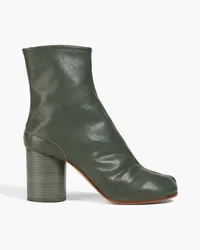 Maison Margiela Tabi leather boots - Green Green