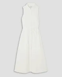 Joslin Agnes belted broderie anglaise cotton-poplin shirt dress - White White