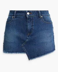 RED Valentino Layered denim shorts - Blue Blue