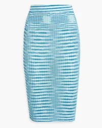 Missoni Space-dyed knitted skirt - Blue Blue