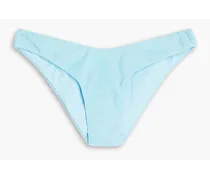Montreal ribbed low-rise bikini briefs - Blue