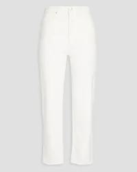 Claudie Pierlot Mid-rise straight-leg jeans - White White