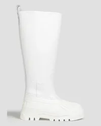 Axel Arigato Leather and rubber rain boots - White White