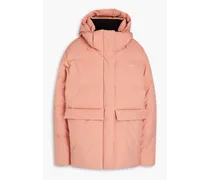 Besseggen quilted shell hooded down jacket - Orange
