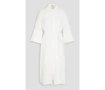 Liora broderie anglaise cotton midi dress - White