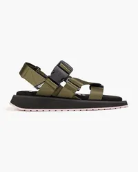 Ganni Grosgrain sandals - Green Green