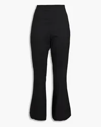 Carolina Herrera New York Wool-twill flared pants - Black Black